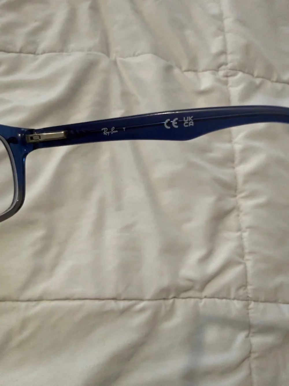 Ray-Ban Blue Gradient Rectangular Frames with Navy Temples